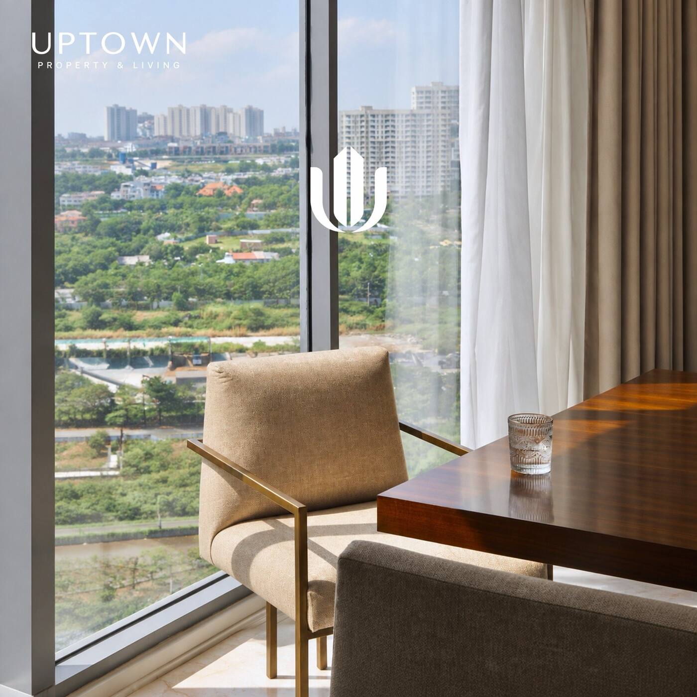 Cho thuê căn hộ penthouse Diamond Island 371m² tầng 25, view sông, nội thất đầy đủ