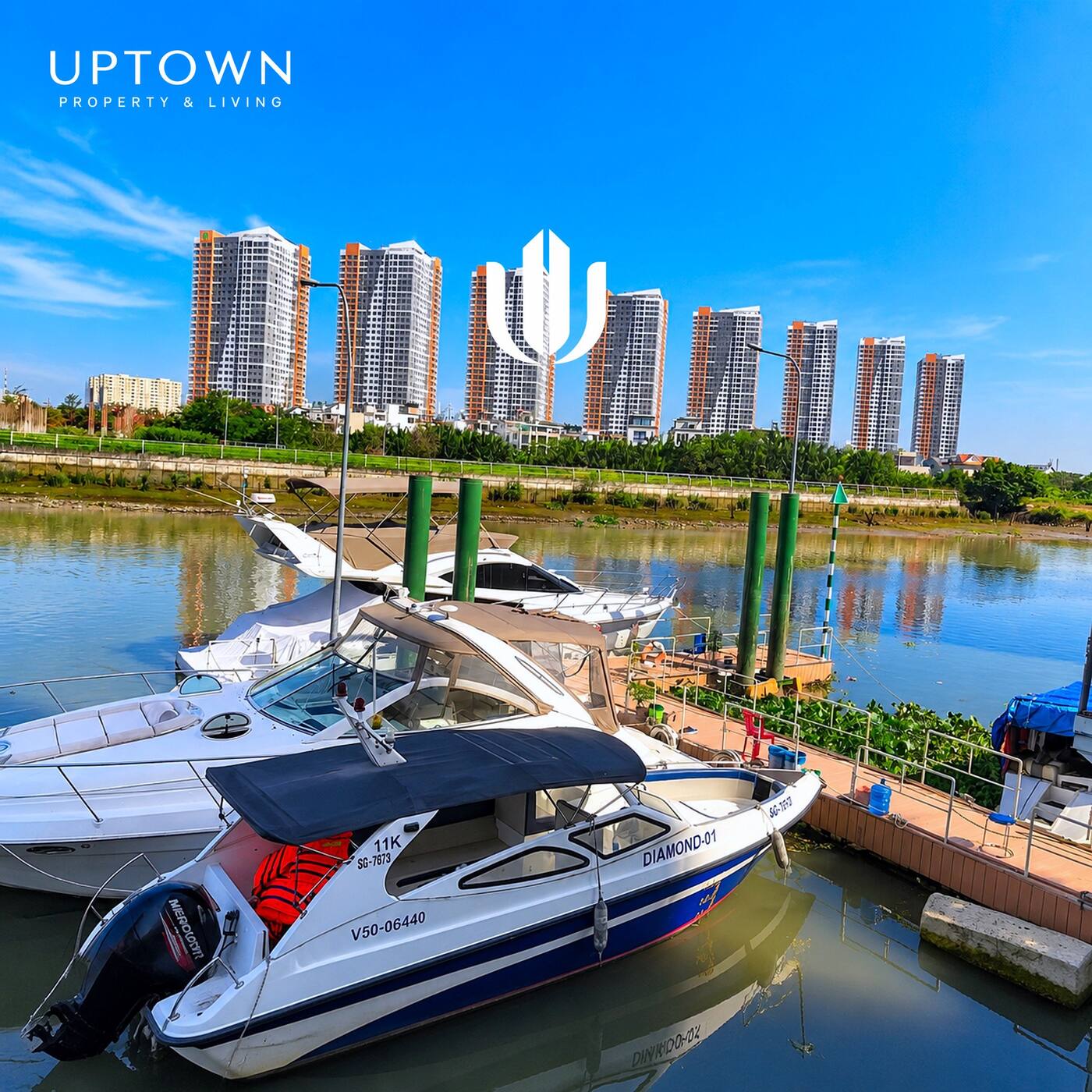 Cho thuê căn hộ 3PN Diamond Island 117m² tầng 25, view sông, nội thất đầy đủ