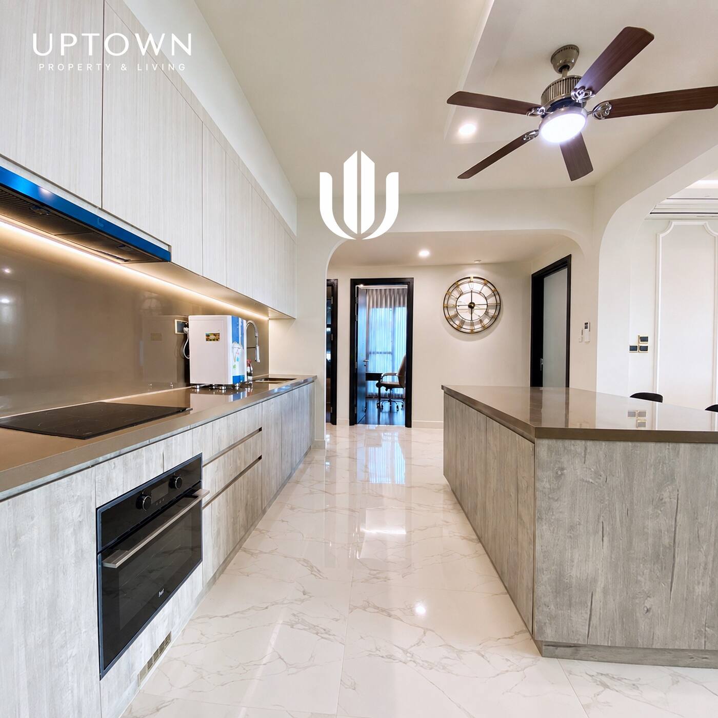 Cho thuê căn hộ 4PN Feliz En Vista 239m² tầng 18, view sông, nội thất đầy đủ