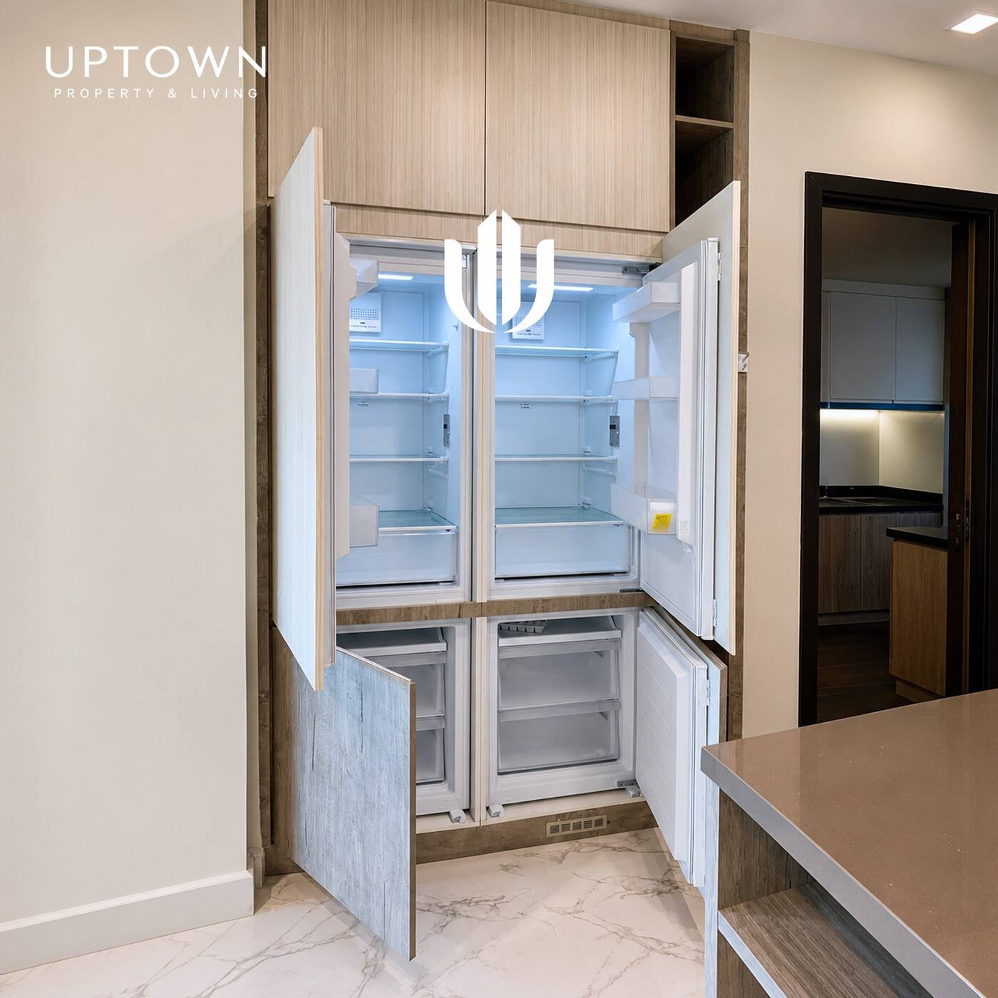 Cho thuê căn hộ 4PN Feliz En Vista 239m² tầng 18, view sông, nội thất đầy đủ