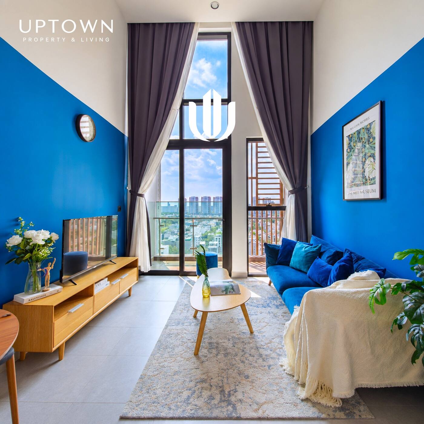 Bán căn hộ 2PN Feliz En Vista 102m² tầng 18, view thành phố, nội thất đầy đủ