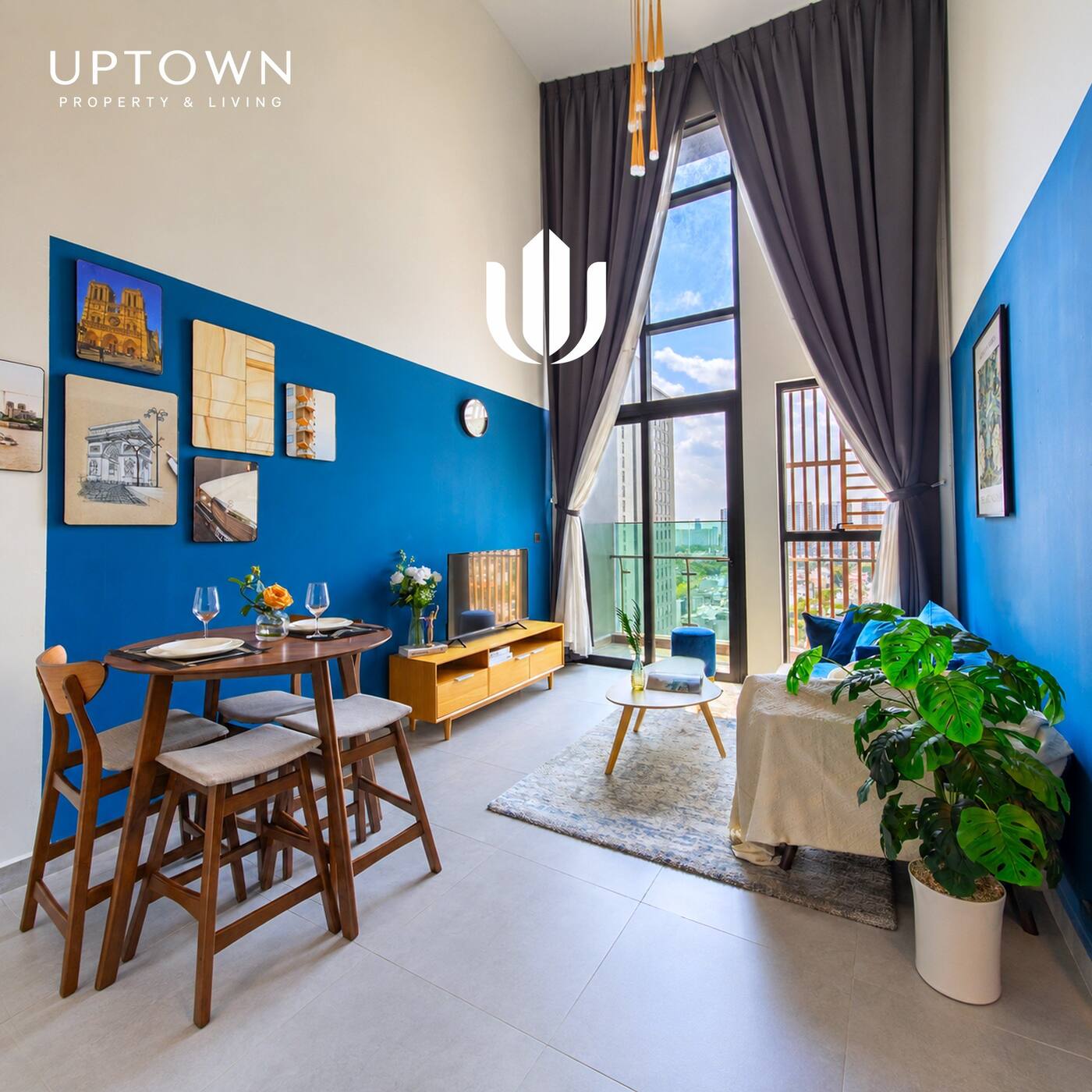 Bán căn hộ 2PN Feliz En Vista 102m² tầng 18, view thành phố, nội thất đầy đủ