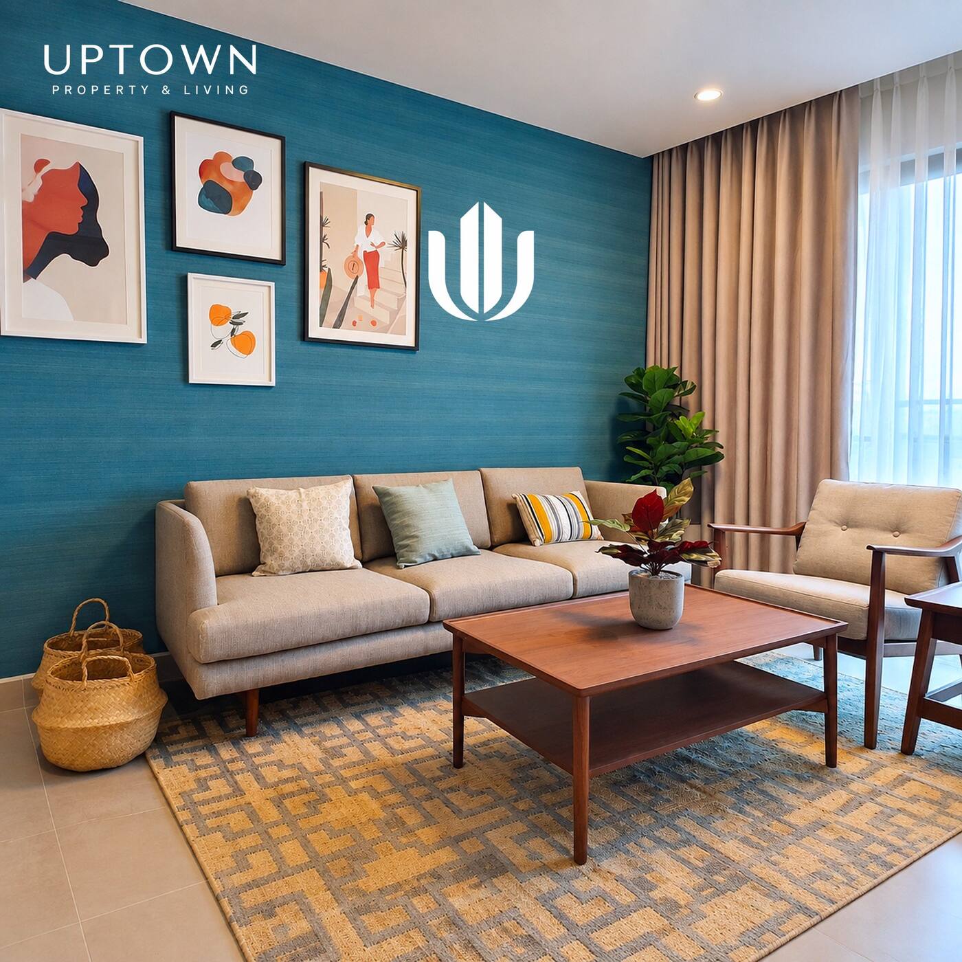 Bán căn hộ 2PN Feliz En Vista 85m² tầng 8, view thành phố, nội thất đầy đủ