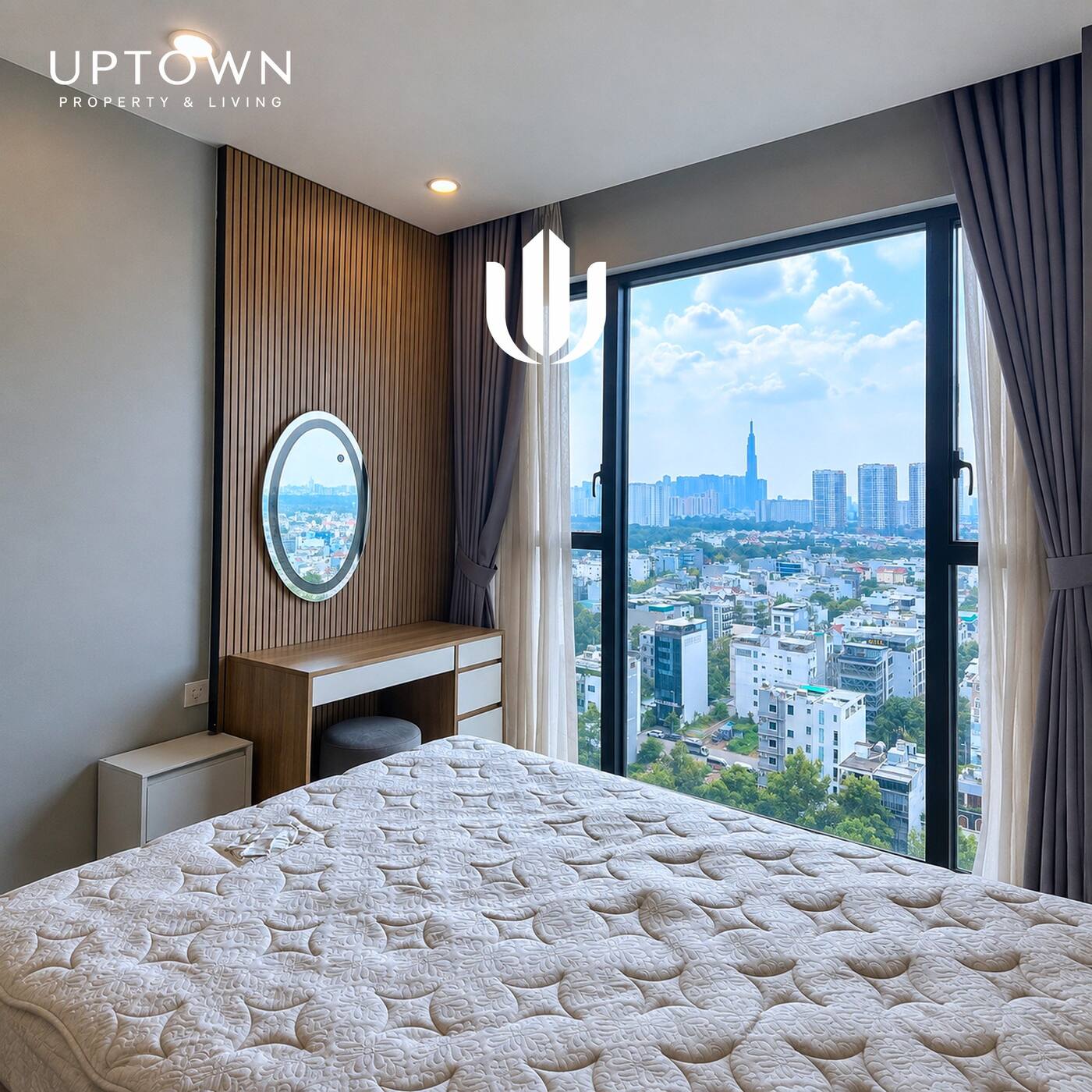 Cho thuê căn hộ 2PN Feliz En Vista 85m² tầng 18, view ngoại khu, nội thất đầy đủ