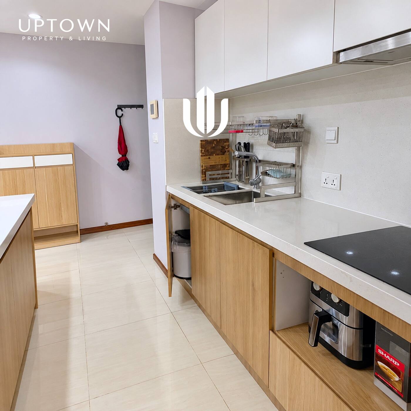 Cho thuê căn hộ 3PN One Verandah 106m² tầng 4, view ngoại khu, nội thất đầy đủ