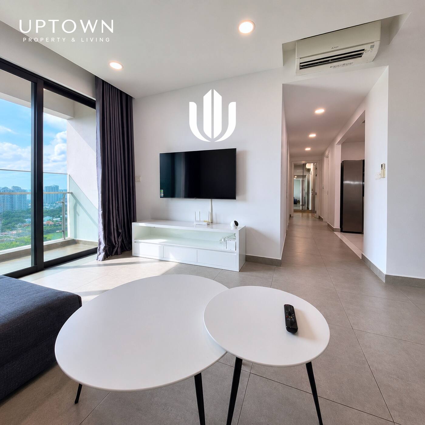 Cho thuê căn hộ 3PN Feliz En Vista 106m² tầng 22, view ngoại khu, nội thất đầy đủ