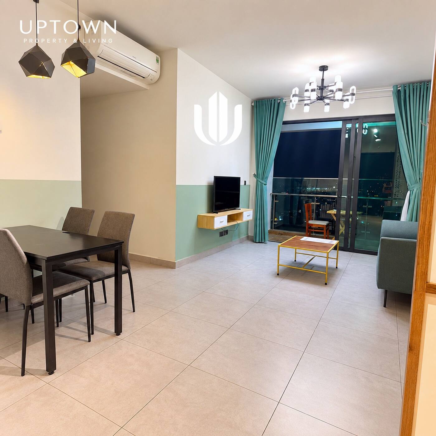 Cho thuê căn hộ 2PN Feliz En Vista 85m² tầng 22, view thành phố, nội thất đầy đủ