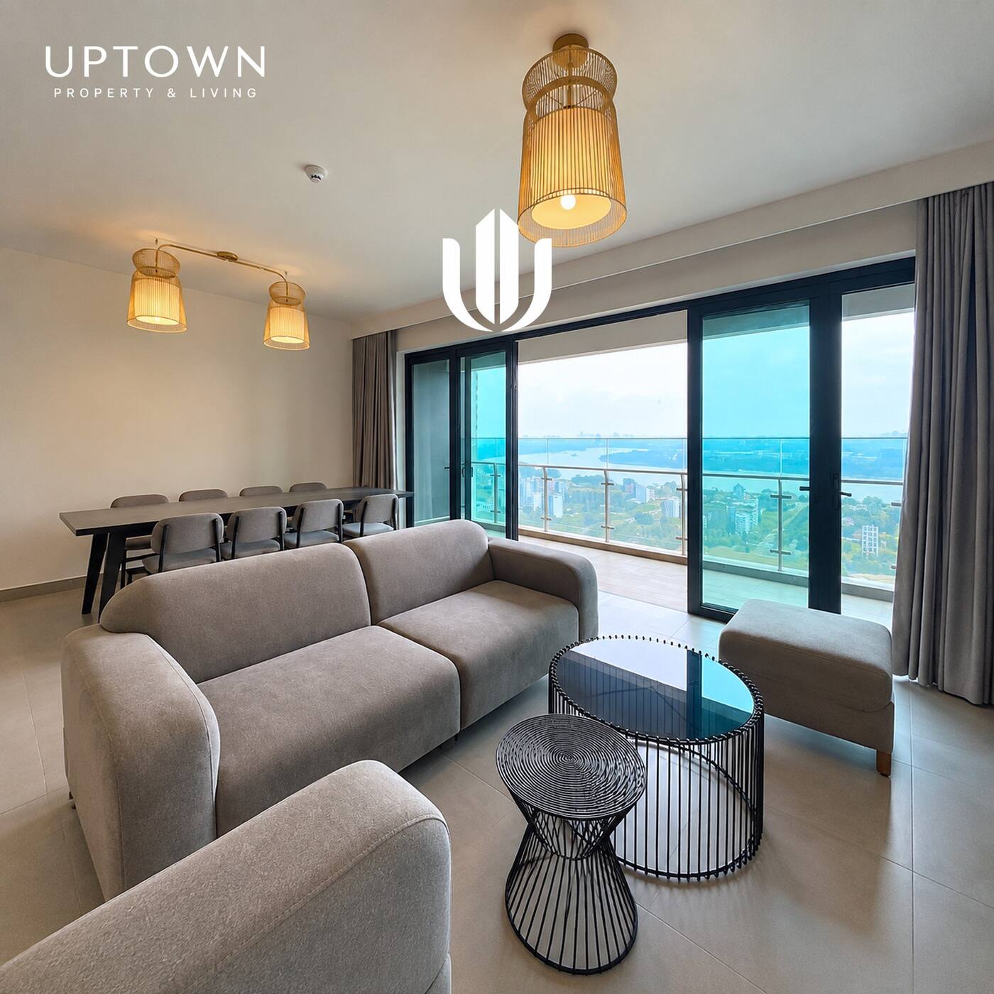 Cho thuê căn hộ 4PN Feliz En Vista 200m² tầng 24, view thành phố, nội thất đầy đủ