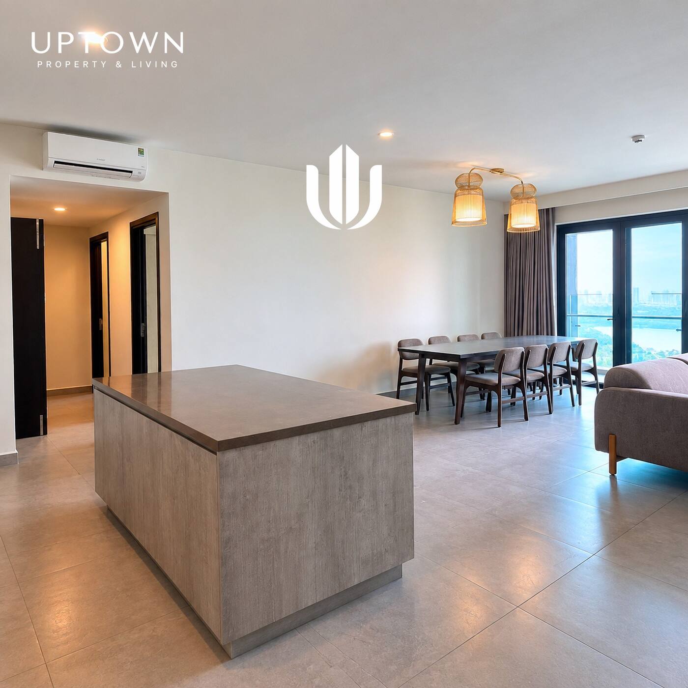 Cho thuê căn hộ 4PN Feliz En Vista 200m² tầng 24, view thành phố, nội thất đầy đủ