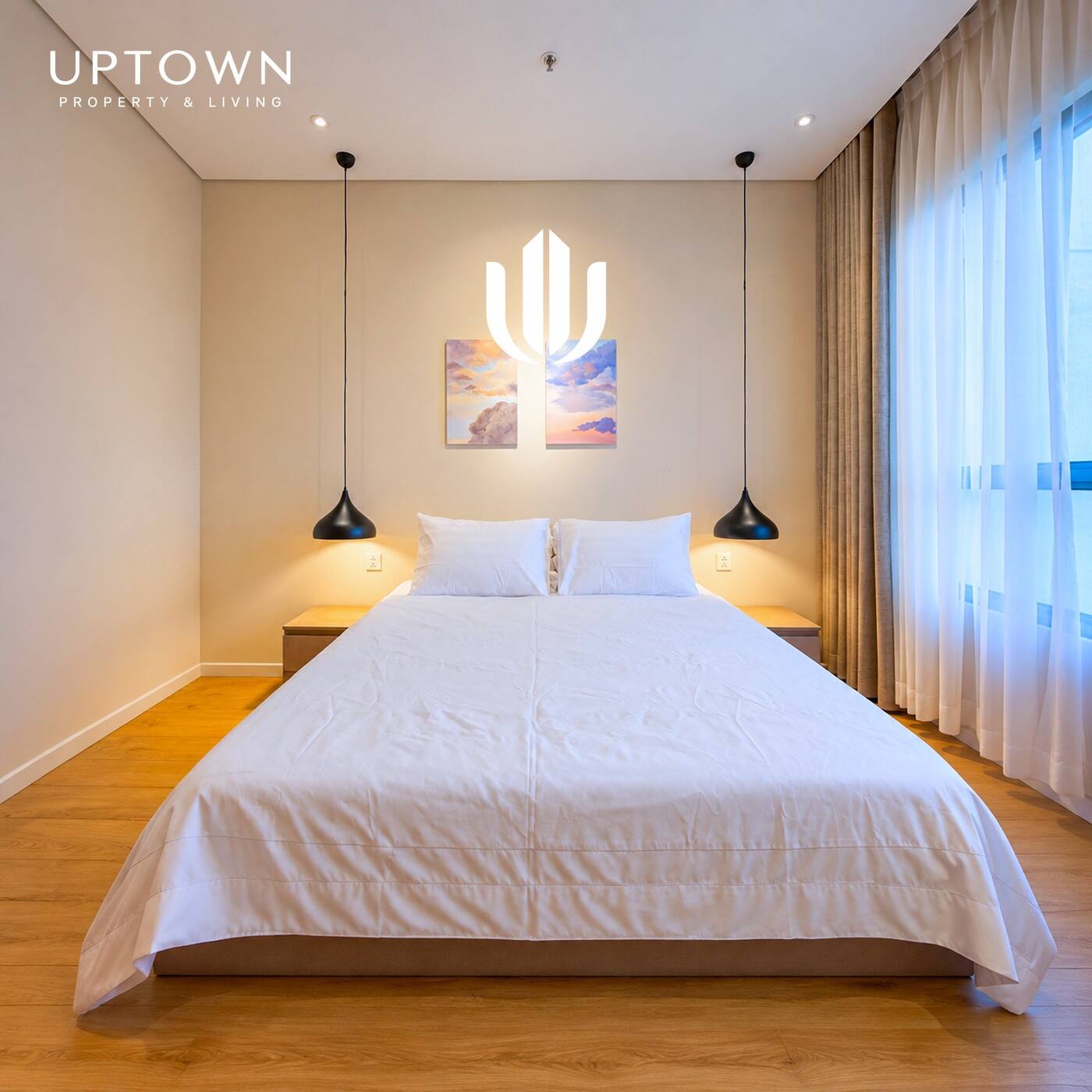 Cho thuê căn hộ 2PN Diamond Island 90m² tầng 6, view sông, nội thất đầy đủ