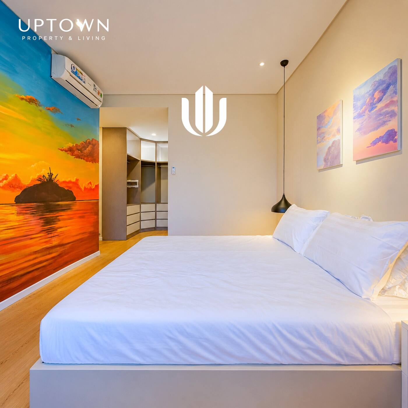 Cho thuê căn hộ 2PN Diamond Island 90m² tầng 6, view sông, nội thất đầy đủ
