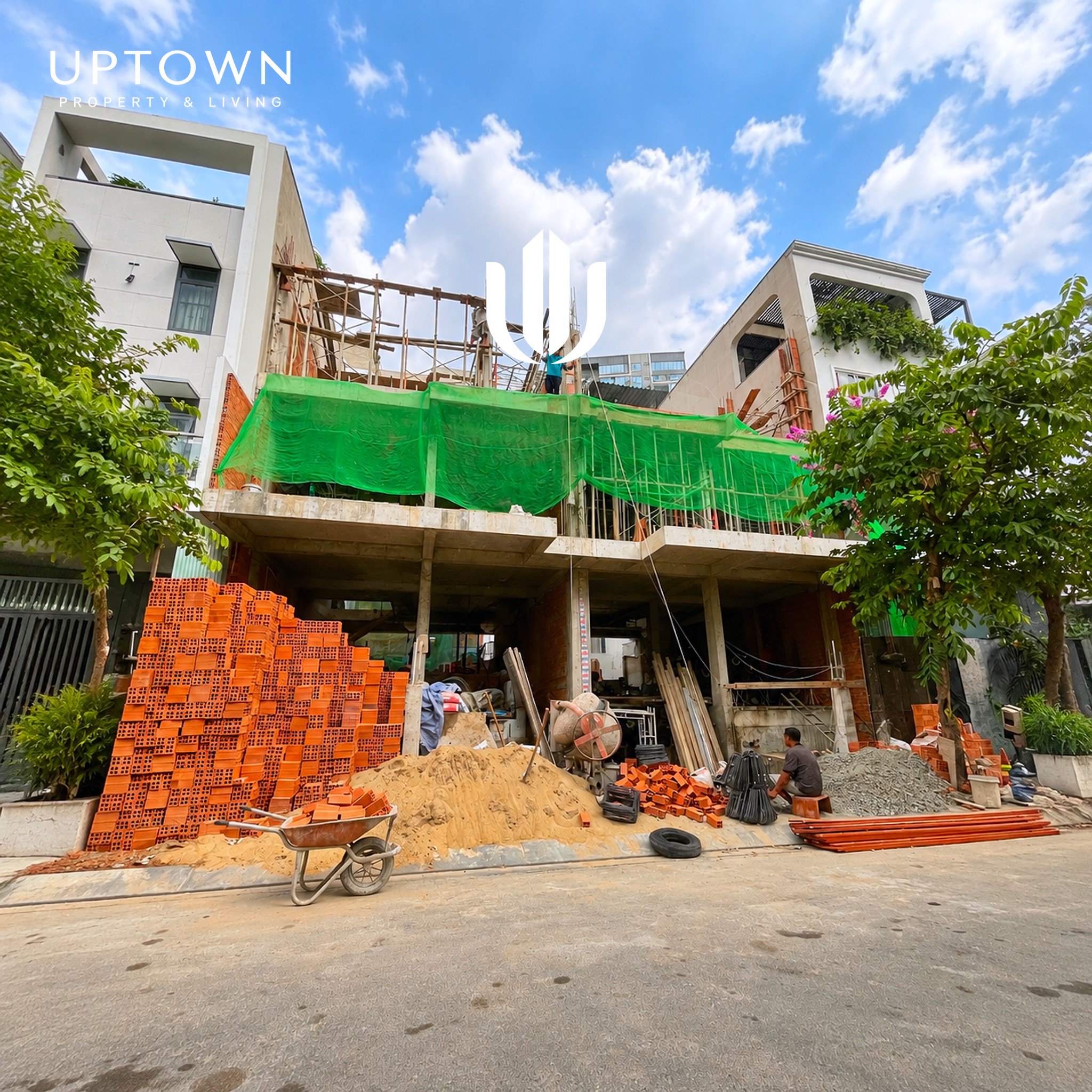 Cho thuê nhà phố Saigon Mystery Villas 65 triệu/tháng, view nội khu, nội thất cơ bản (căn 1)