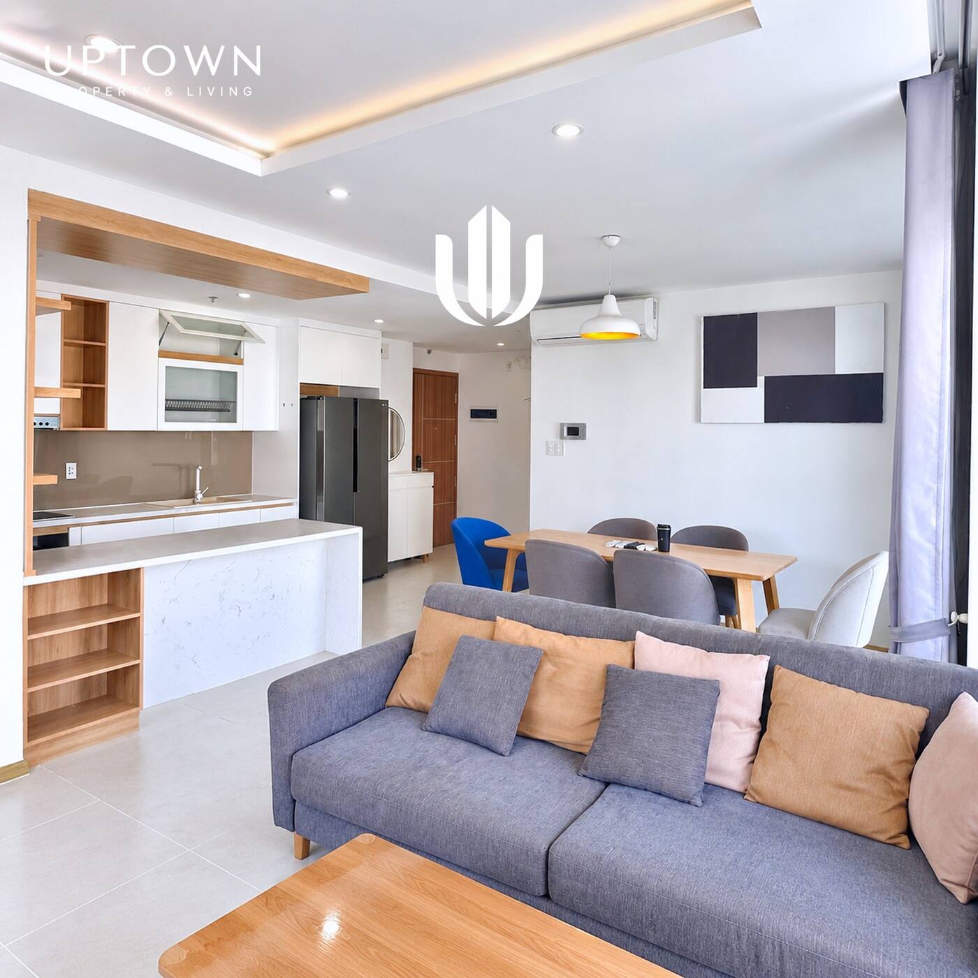 Cho thuê căn hộ 3PN New City Thủ Thiêm 111m² tầng 24, view công viên, nội thất đầy đủ