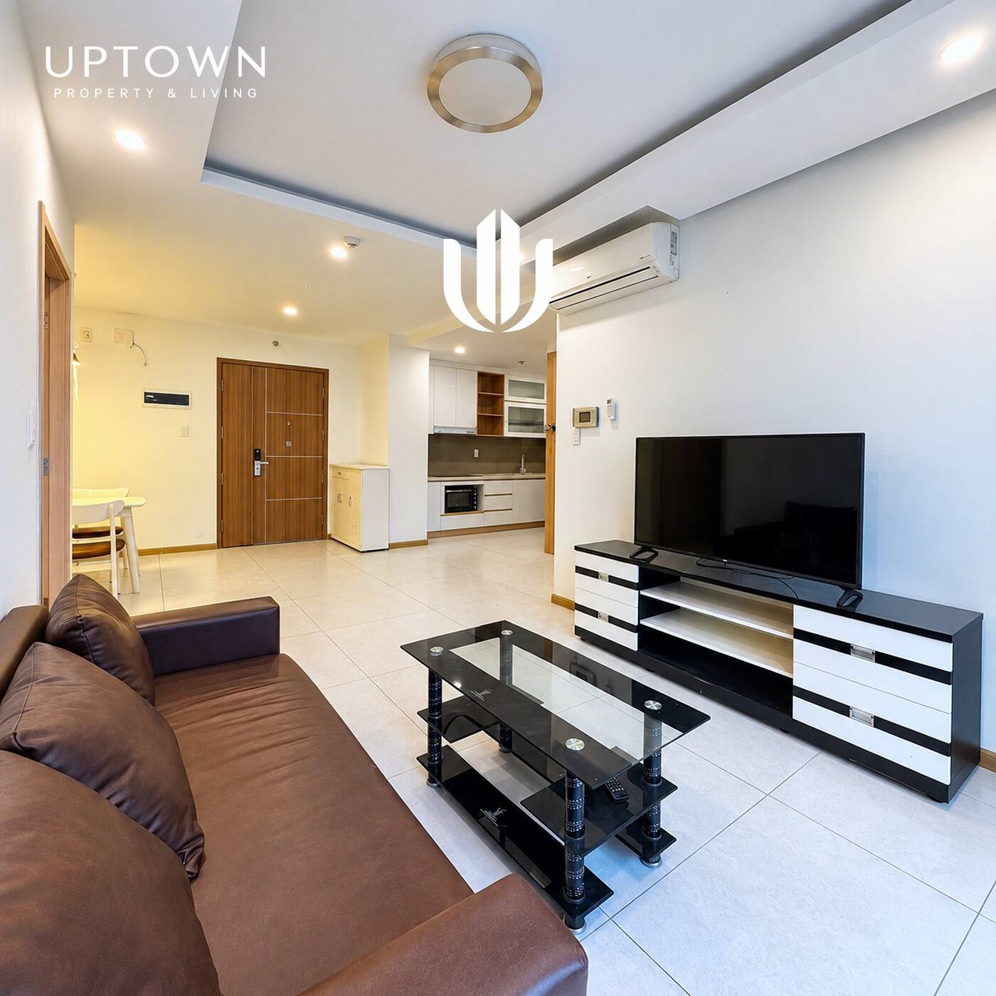 Cho thuê căn hộ 2PN New City Thủ Thiêm 81m² tầng 9, view nội khu, nội thất đầy đủ