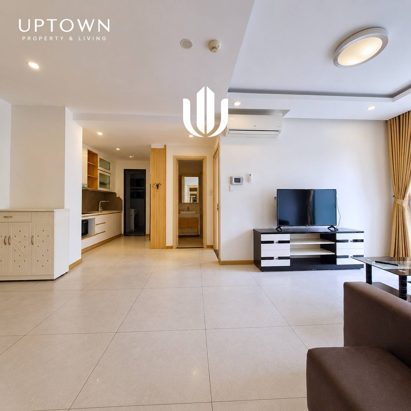 Cho thuê căn hộ 2PN New City Thủ Thiêm 81m² tầng 9, view nội khu, nội thất đầy đủ