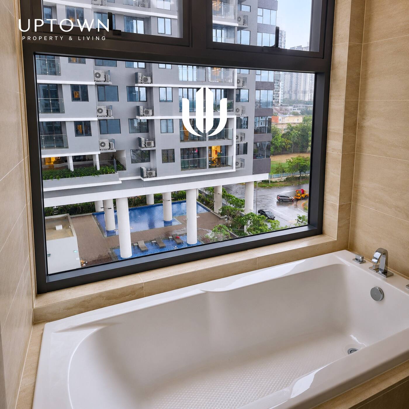 Bán căn hộ 3PN One Verandah 107m² tầng 6, view sông, nội thất đầy đủ