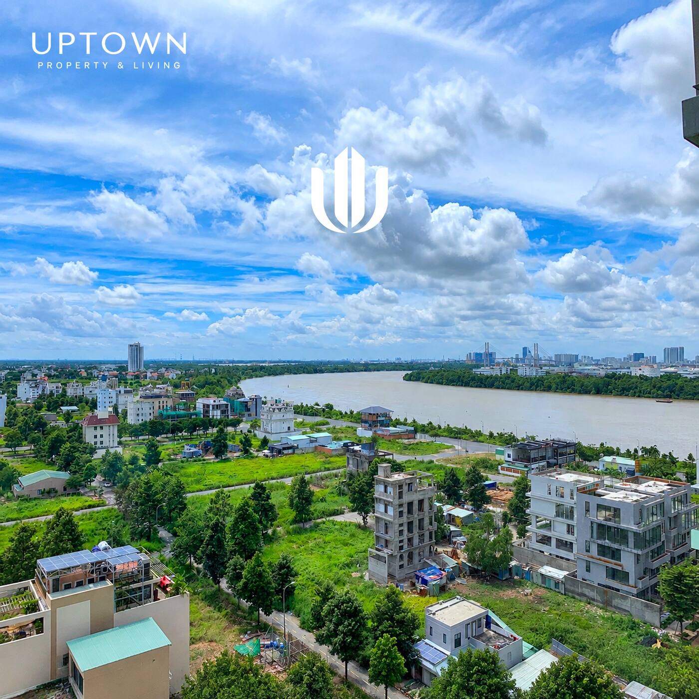 Cho thuê căn hộ 2PN One Verandah 81m² tầng 11, view sông, nội thất đầy đủ