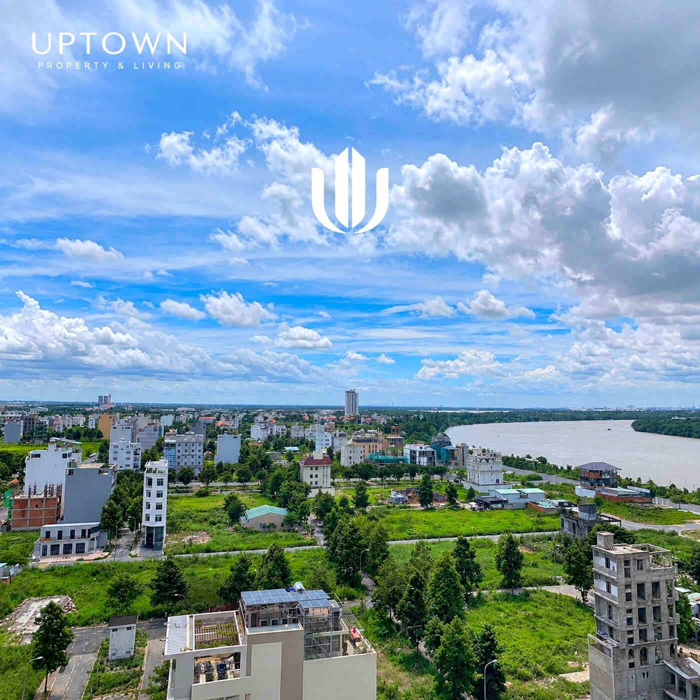 Cho thuê căn hộ 2PN One Verandah 81m² tầng 11, view sông, nội thất đầy đủ