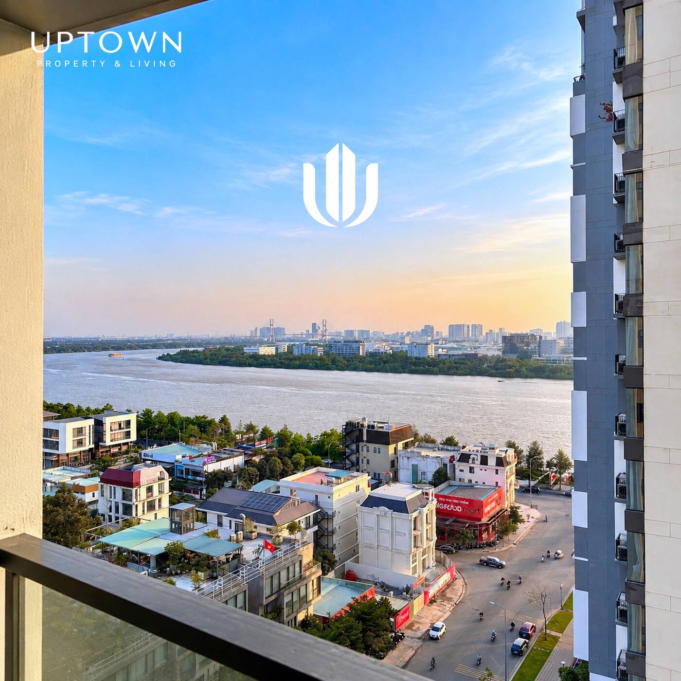 Bán căn hộ 2PN One Verandah 81m², view sông, nội thất đầy đủ
