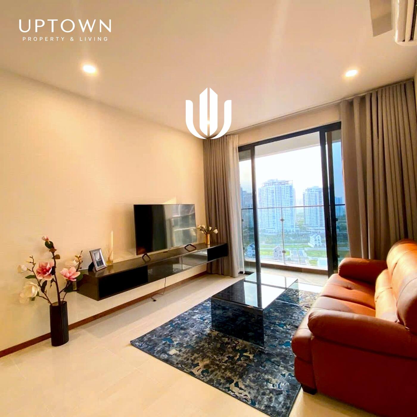 Cho thuê căn hộ 3PN One Verandah 108m² tầng 16, view sông, nội thất đầy đủ