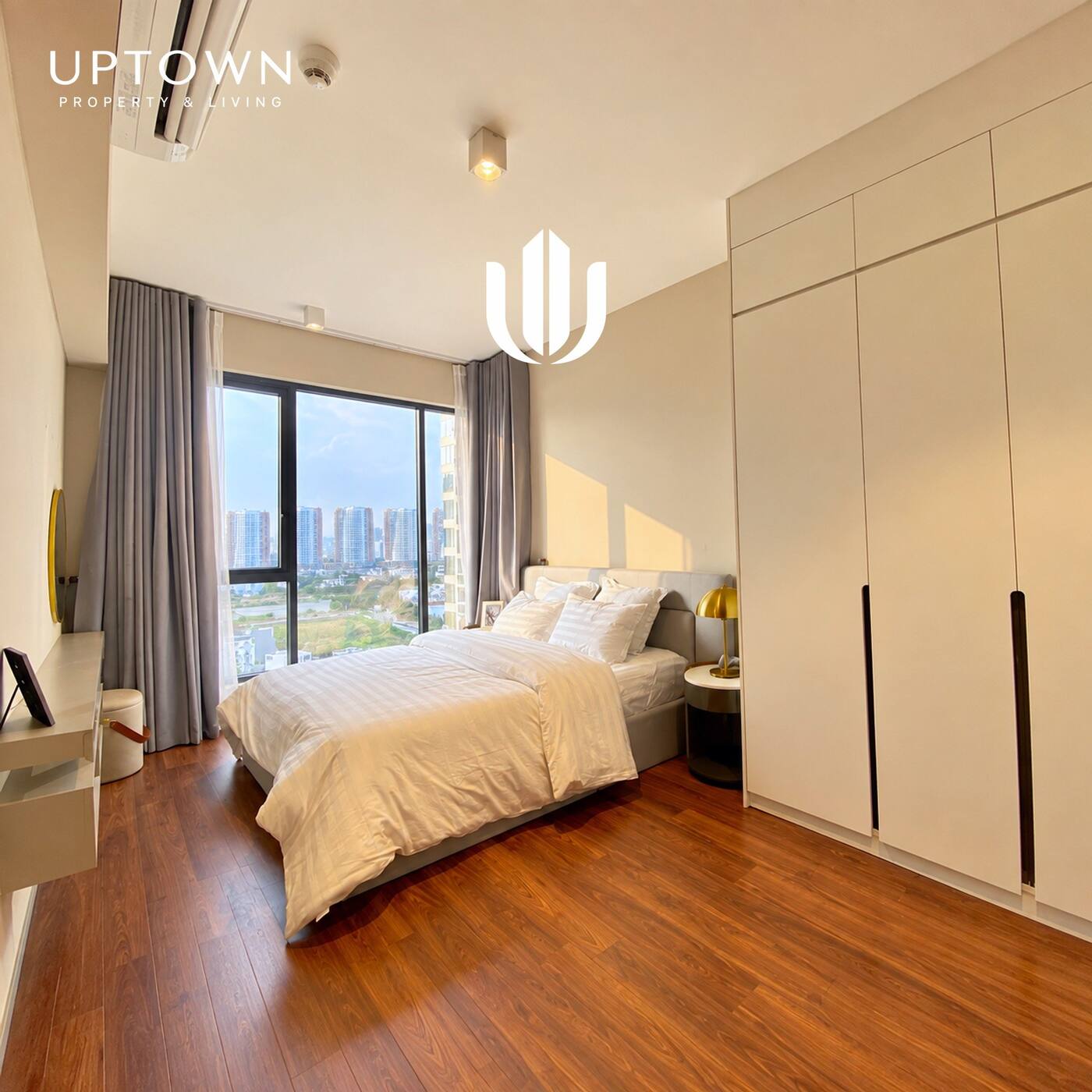 Cho thuê căn hộ 3PN One Verandah 108m² tầng 16, view sông, nội thất đầy đủ