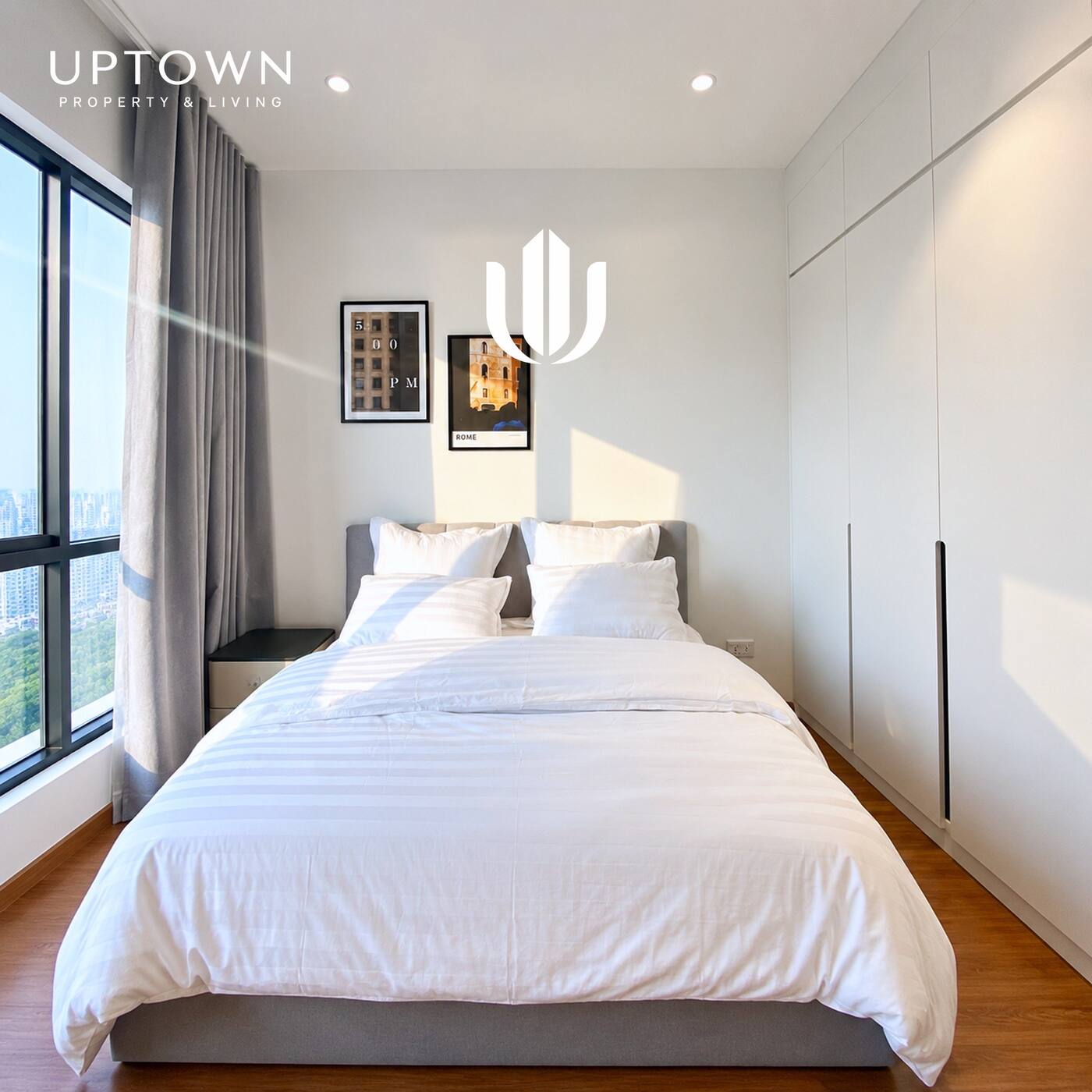 Cho thuê căn hộ 3PN One Verandah 108m² tầng 16, view sông, nội thất đầy đủ