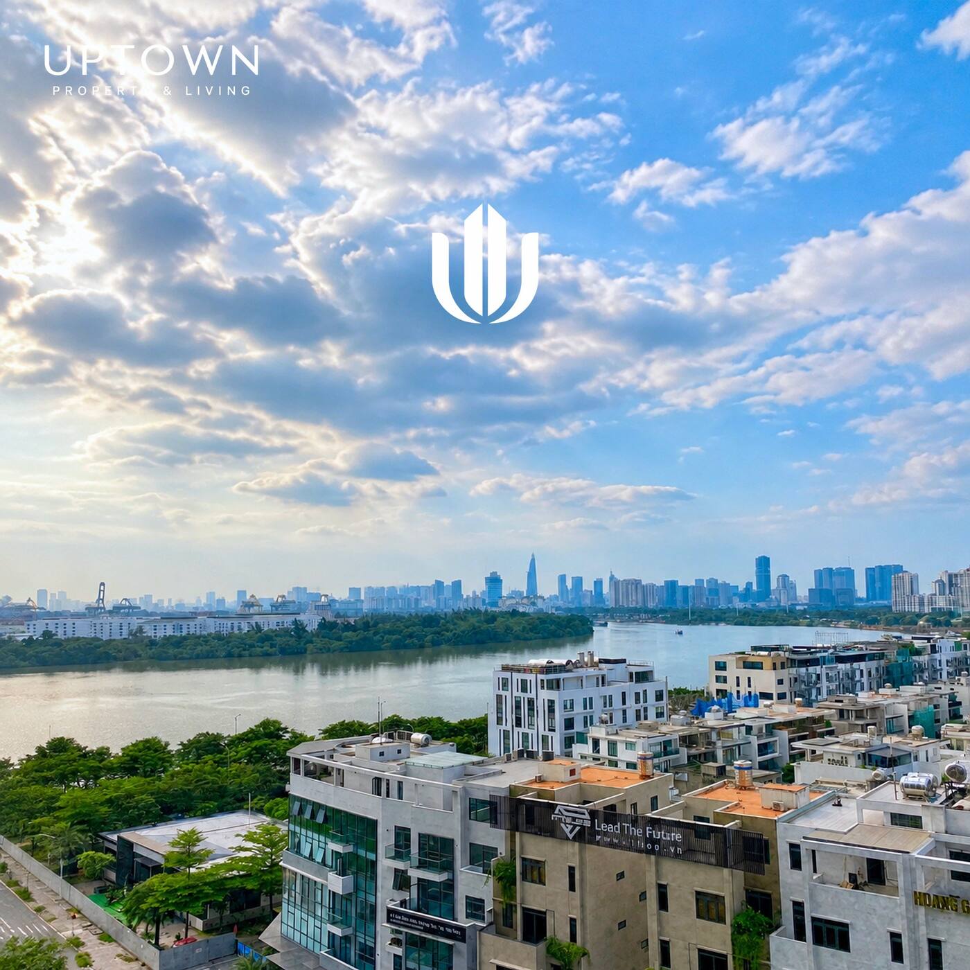 Cho thuê căn hộ 3PN One Verandah 107m² tầng 19, view sông, nội thất cơ bản