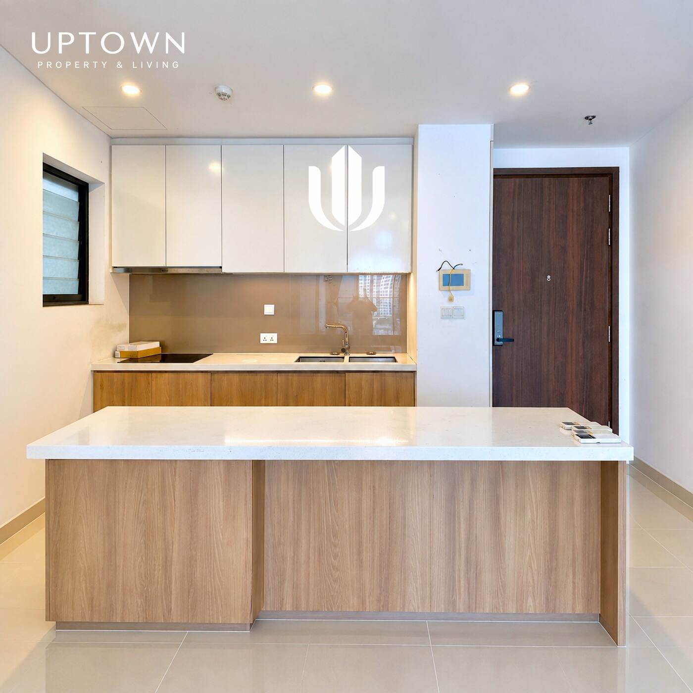 Cho thuê căn hộ 3PN One Verandah 107m² tầng 19, view sông, nội thất cơ bản