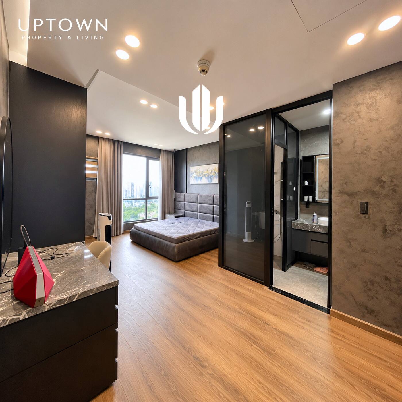 Cho thuê căn hộ duplex One Verandah 214m² tầng 21, view sông, nhà trống
