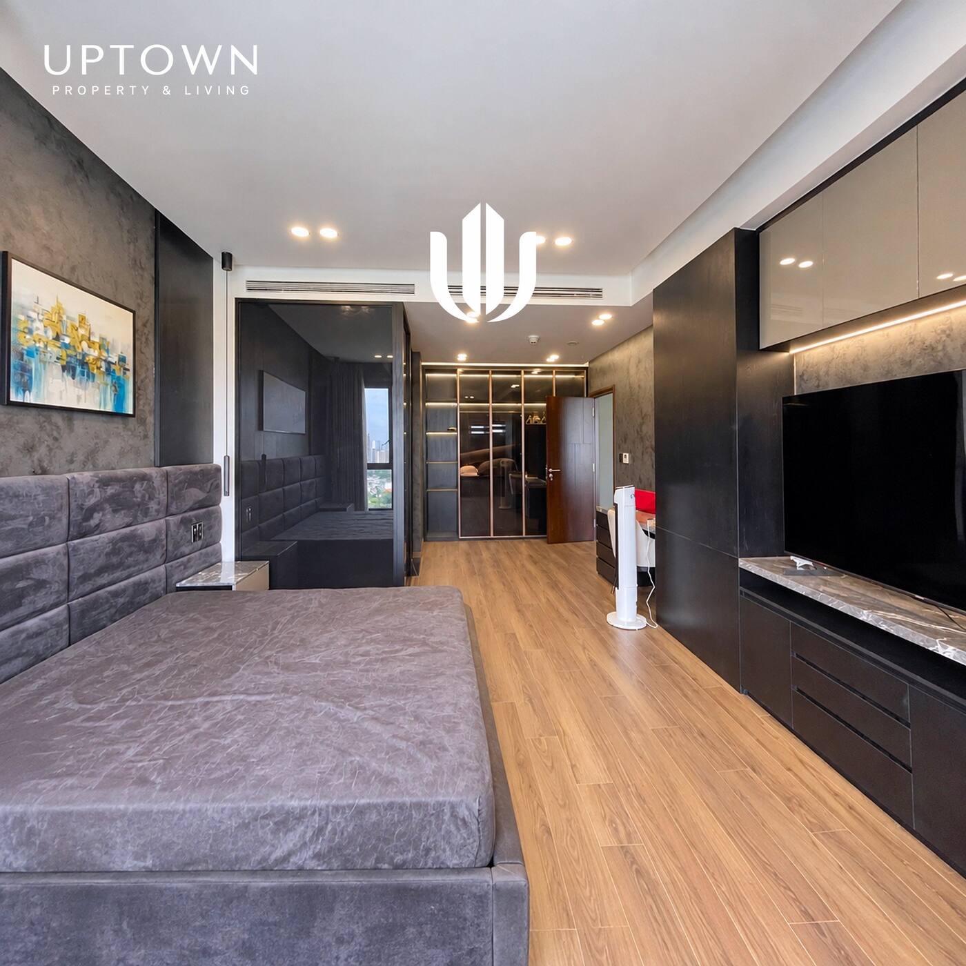 Cho thuê căn hộ duplex One Verandah 214m² tầng 21, view sông, nhà trống