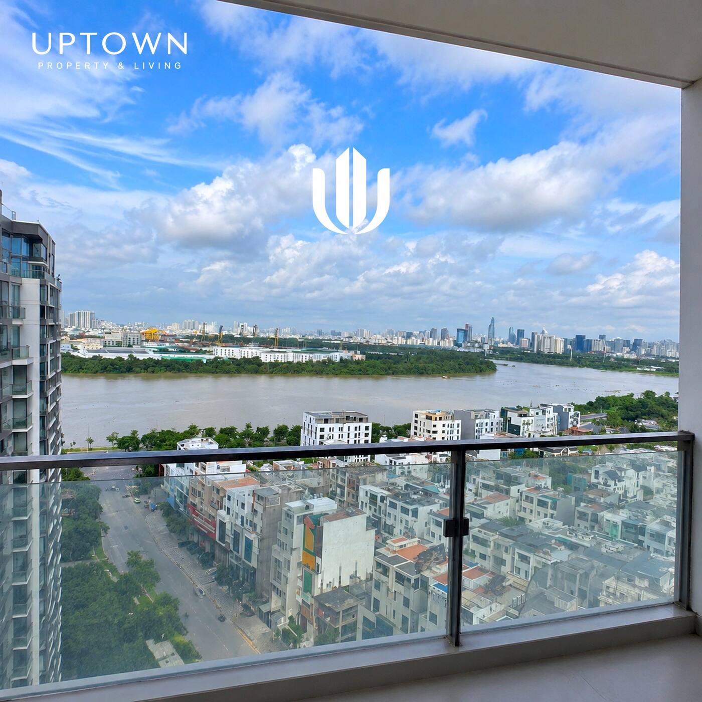 Bán căn hộ duplex One Verandah 186m² tầng 19, view sông, nhà trống