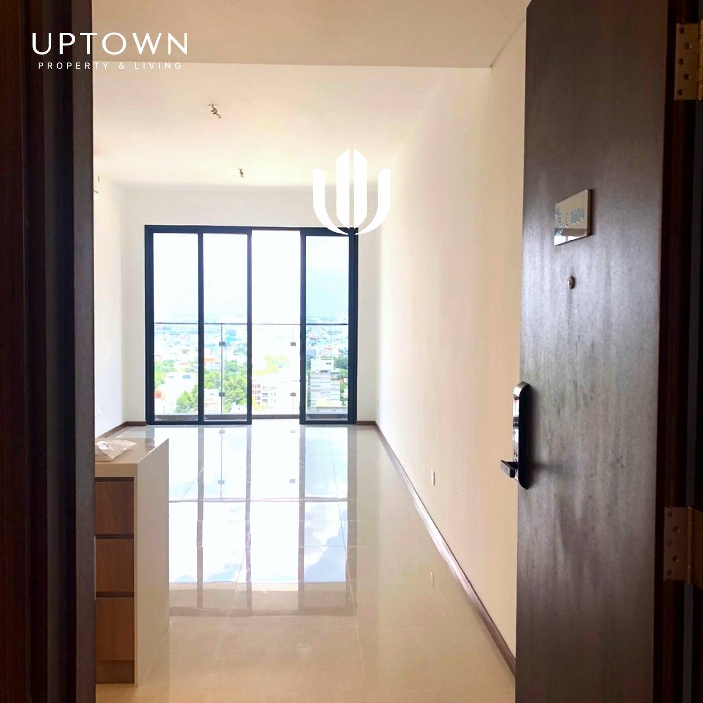 Cho thuê căn hộ 2PN One Verandah 80m² tầng 19, view thành phố, nội thất cơ bản