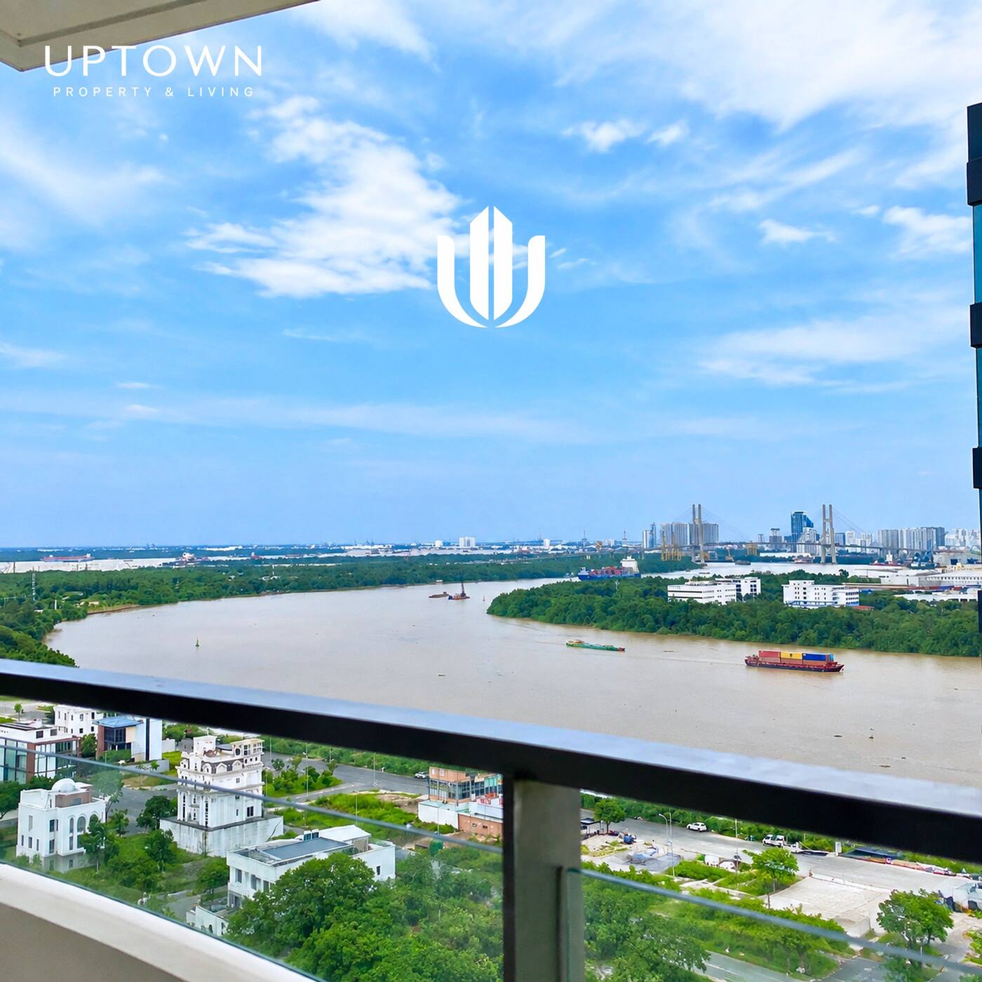 Bán căn hộ 2PN One Verandah 79m² tầng 19, view sông, nội thất đầy đủ