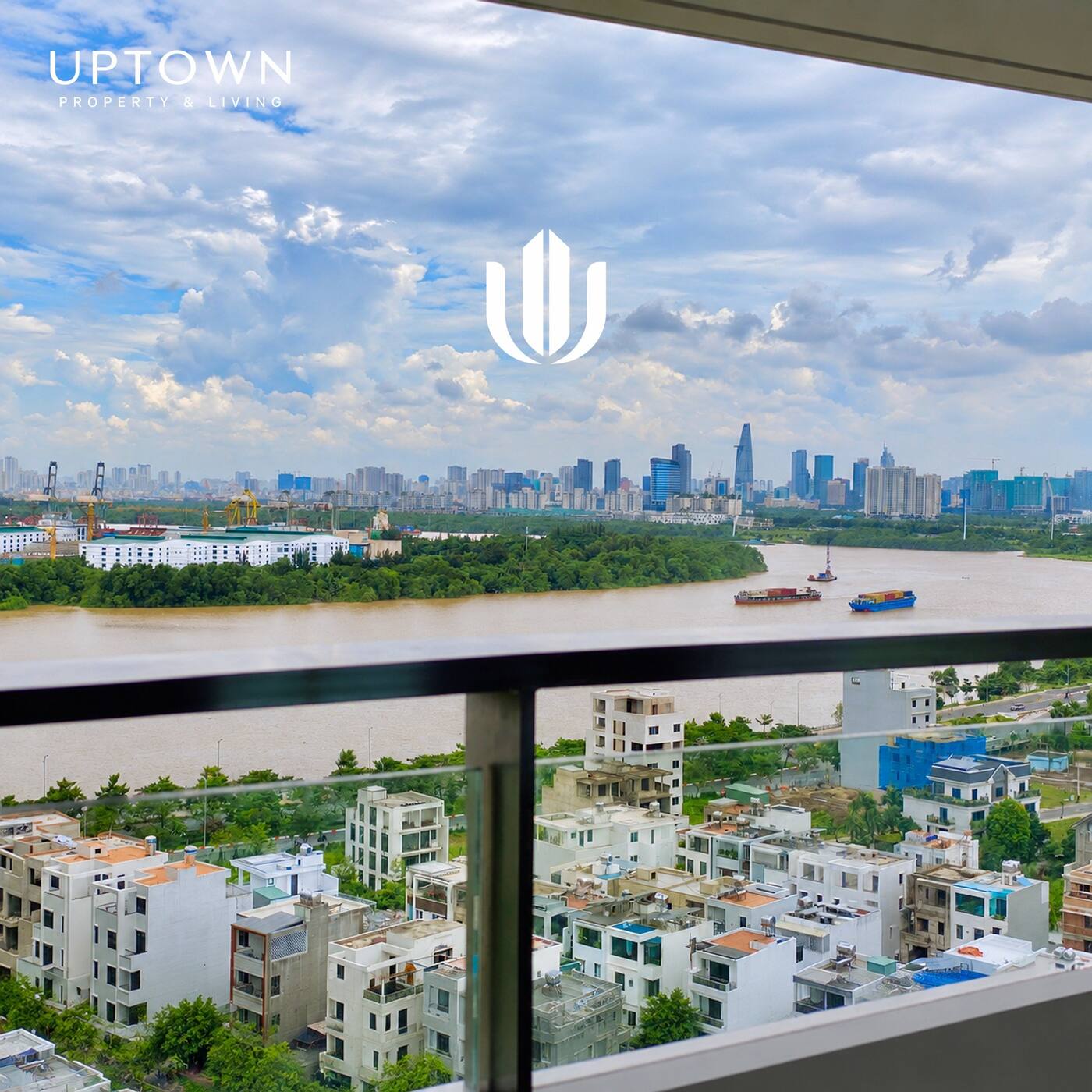 Bán căn hộ 2PN One Verandah 79m² tầng 19, view sông, nội thất đầy đủ