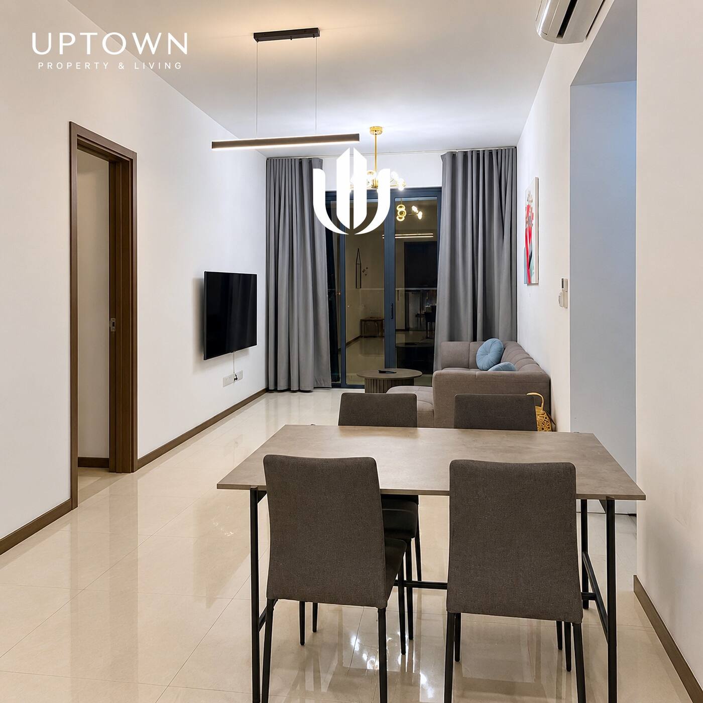 Bán căn hộ 2PN One Verandah 79m² tầng 19, view sông, nội thất đầy đủ