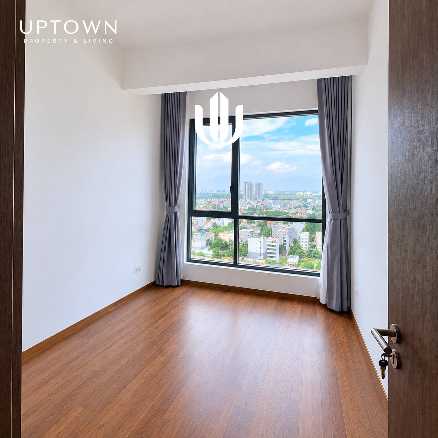 Cho thuê căn hộ 2PN One Verandah 76m² tầng 20, view ngoại khu, nội thất cơ bản