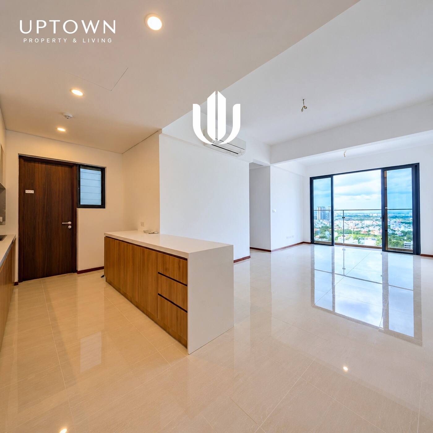 Cho thuê căn hộ 2PN One Verandah 76m² tầng 20, view ngoại khu, nội thất cơ bản