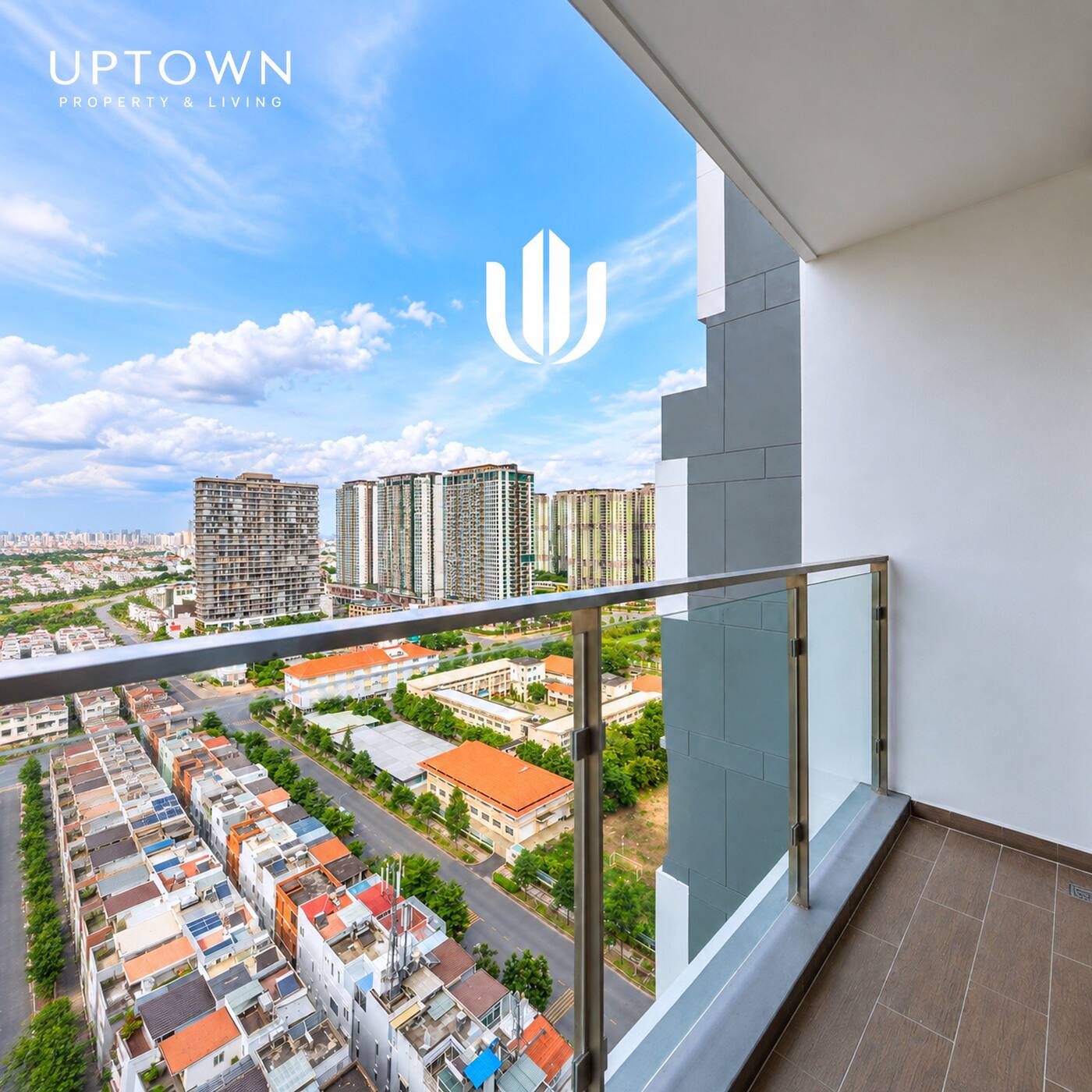 Cho thuê căn hộ 2PN One Verandah 76m² tầng 20, view ngoại khu, nội thất cơ bản