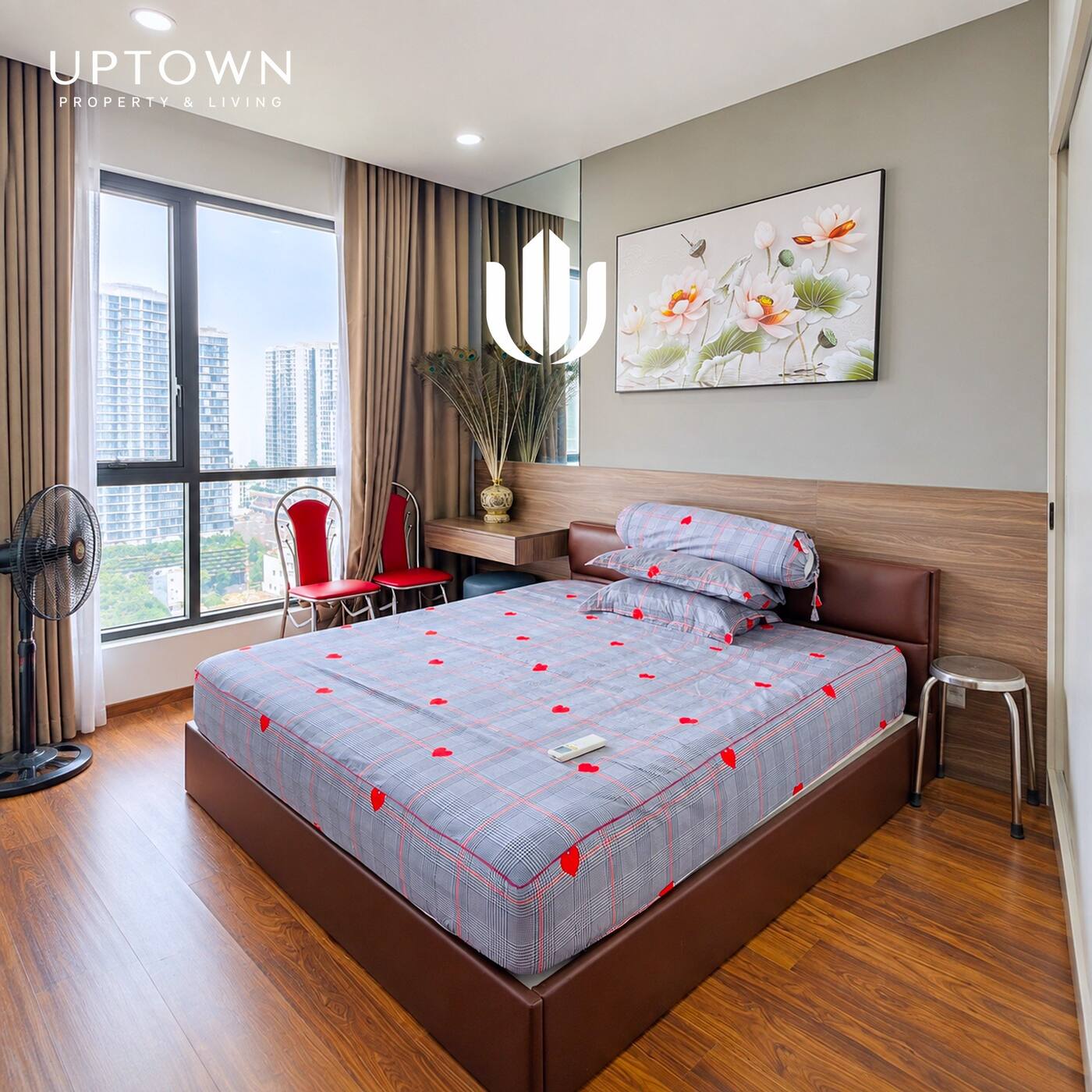 Cho thuê căn hộ 2PN One Verandah 78m² tầng 20, view ngoại khu, nội thất đầy đủ