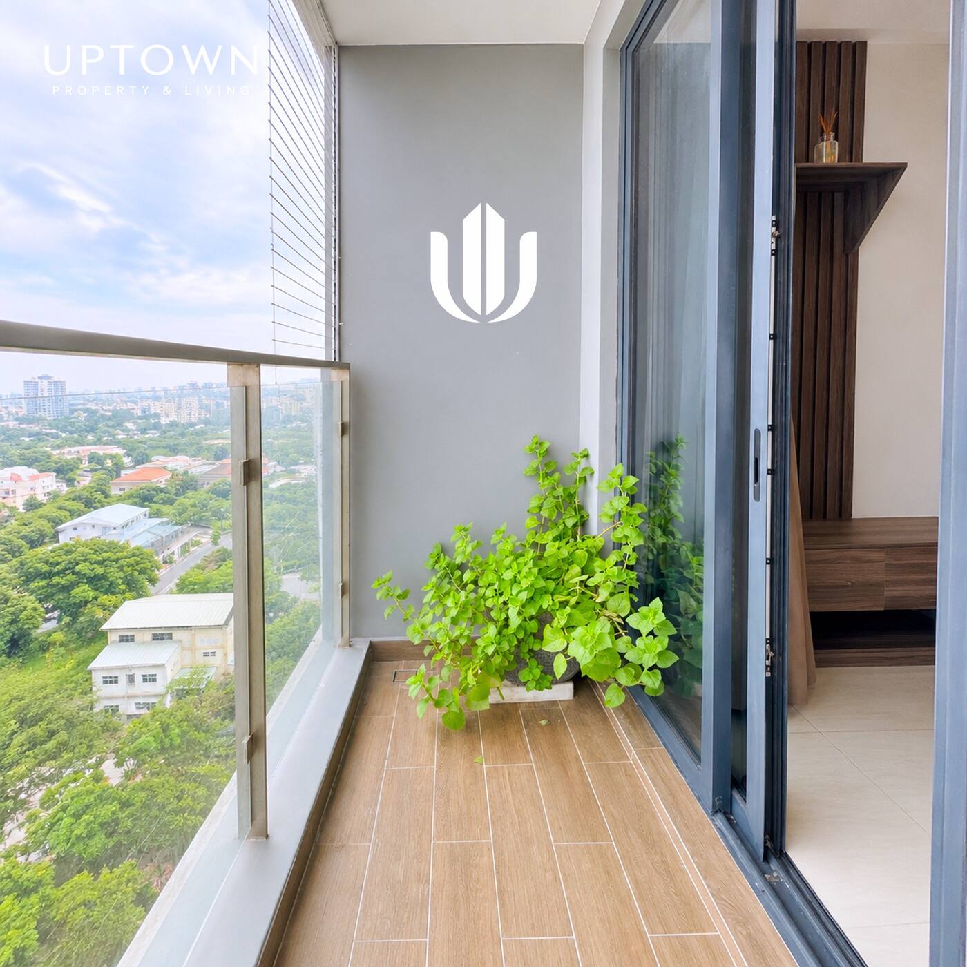 Cho thuê căn hộ 2PN One Verandah 78m² tầng 20, view ngoại khu, nội thất đầy đủ