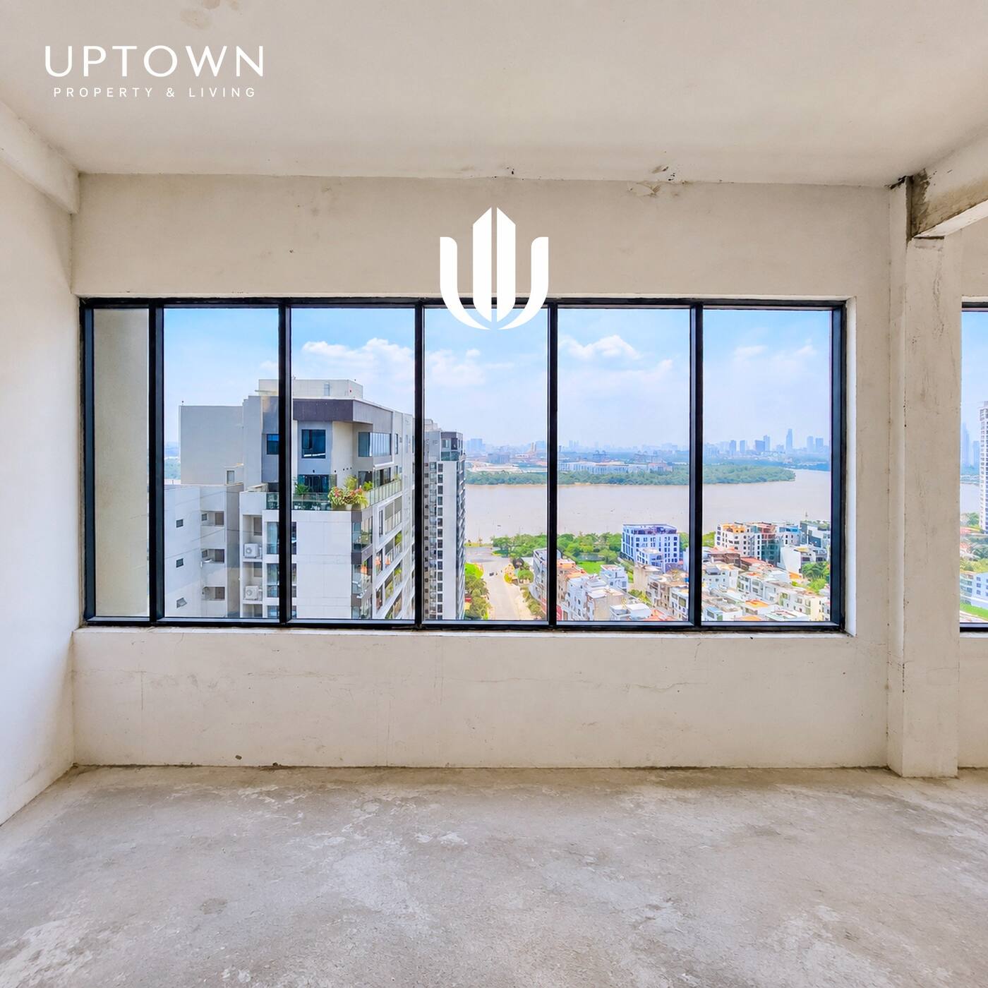 Bán căn hộ duplex One Verandah 218m² tầng 21, view sông, nhà trống
