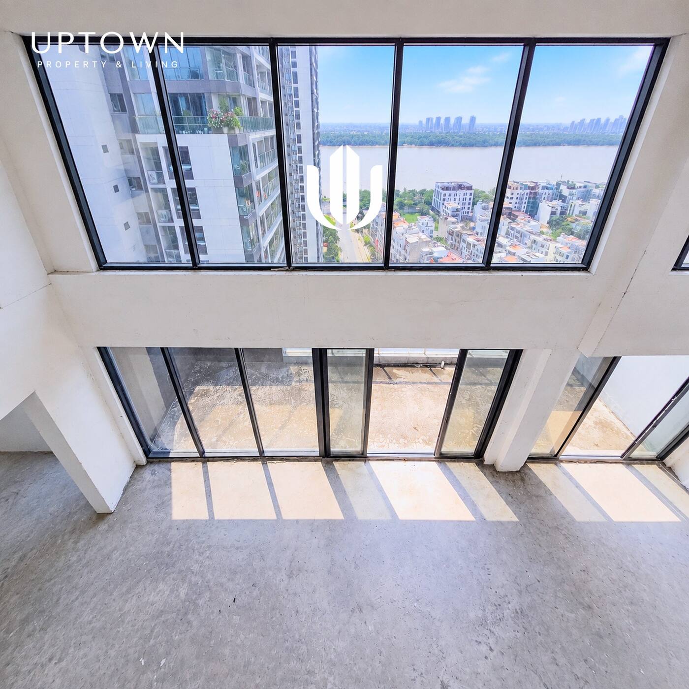 Bán căn hộ duplex One Verandah 218m² tầng 21, view sông, nhà trống