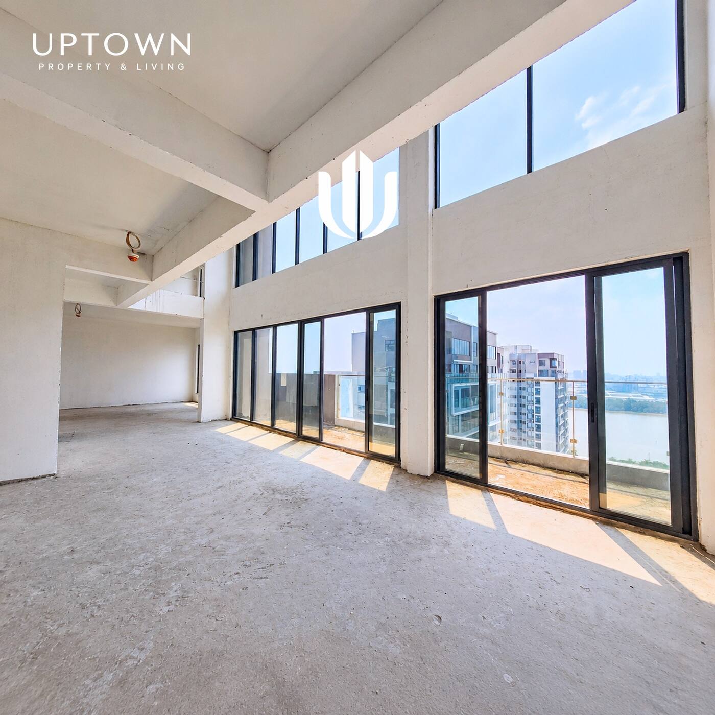 Bán căn hộ duplex One Verandah 218m² tầng 21, view sông, nhà trống
