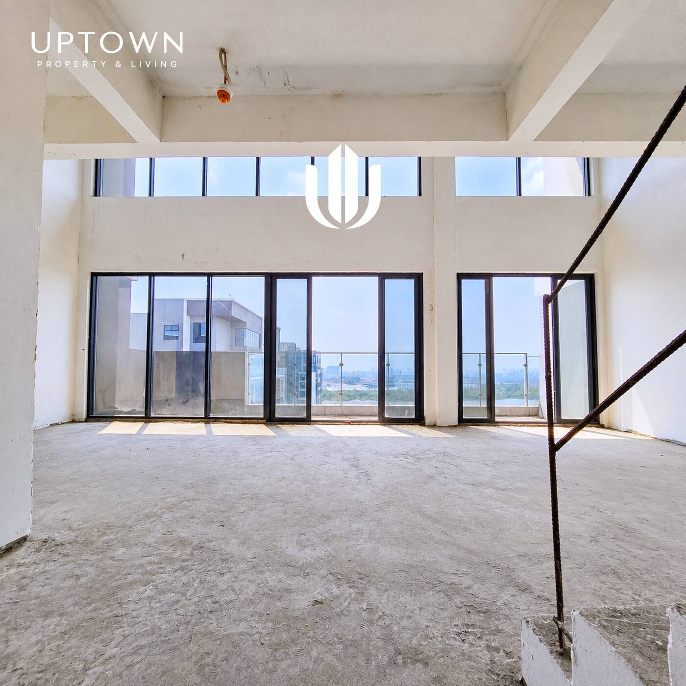 Bán căn hộ duplex One Verandah 218m² tầng 21, view sông, nhà trống