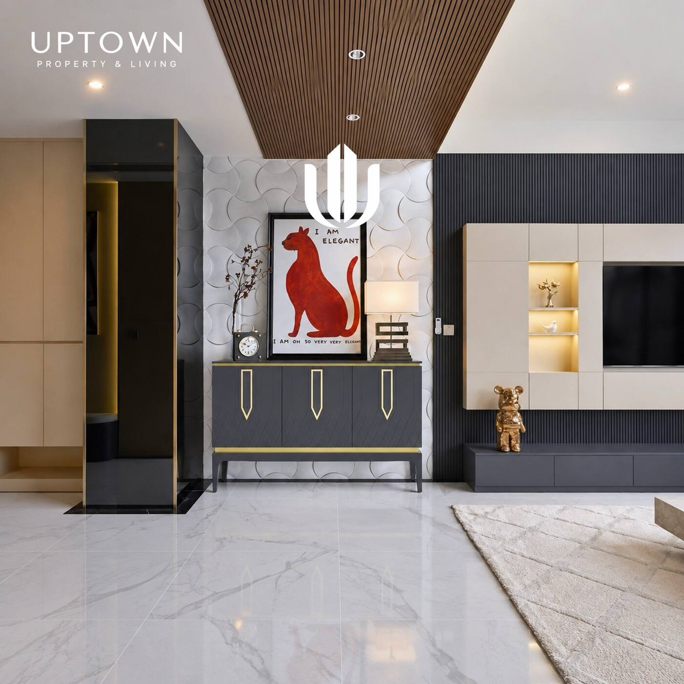Cho thuê căn hộ duplex One Verandah 210m² tầng 21, view ngoại khu, nội thất đầy đủ