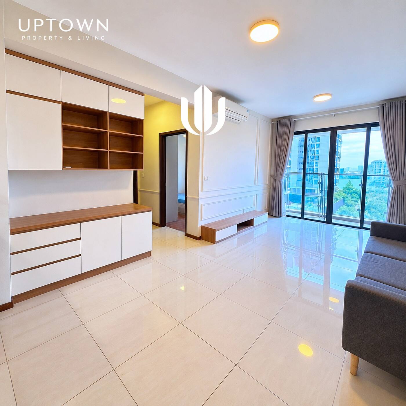 Bán căn hộ 2PN One Verandah 80m² tầng 6, view sông, nội thất cơ bản