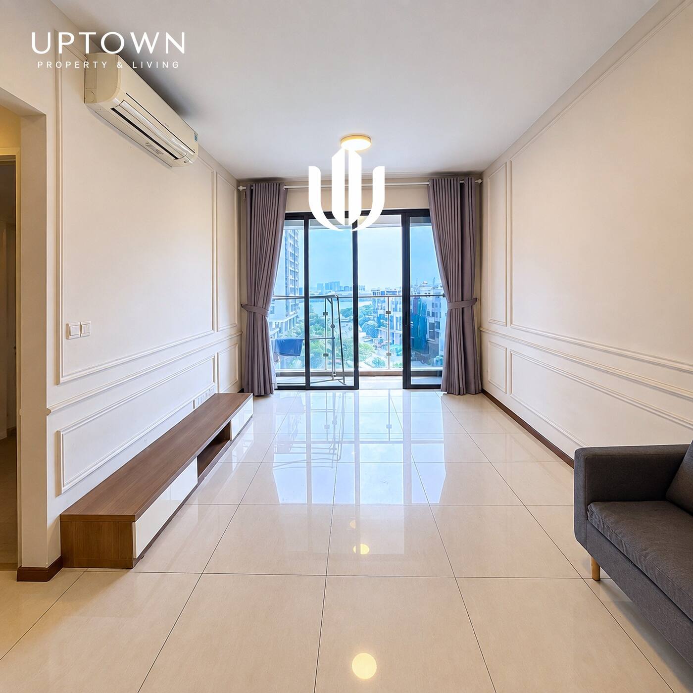Bán căn hộ 2PN One Verandah 80m² tầng 6, view sông, nội thất cơ bản