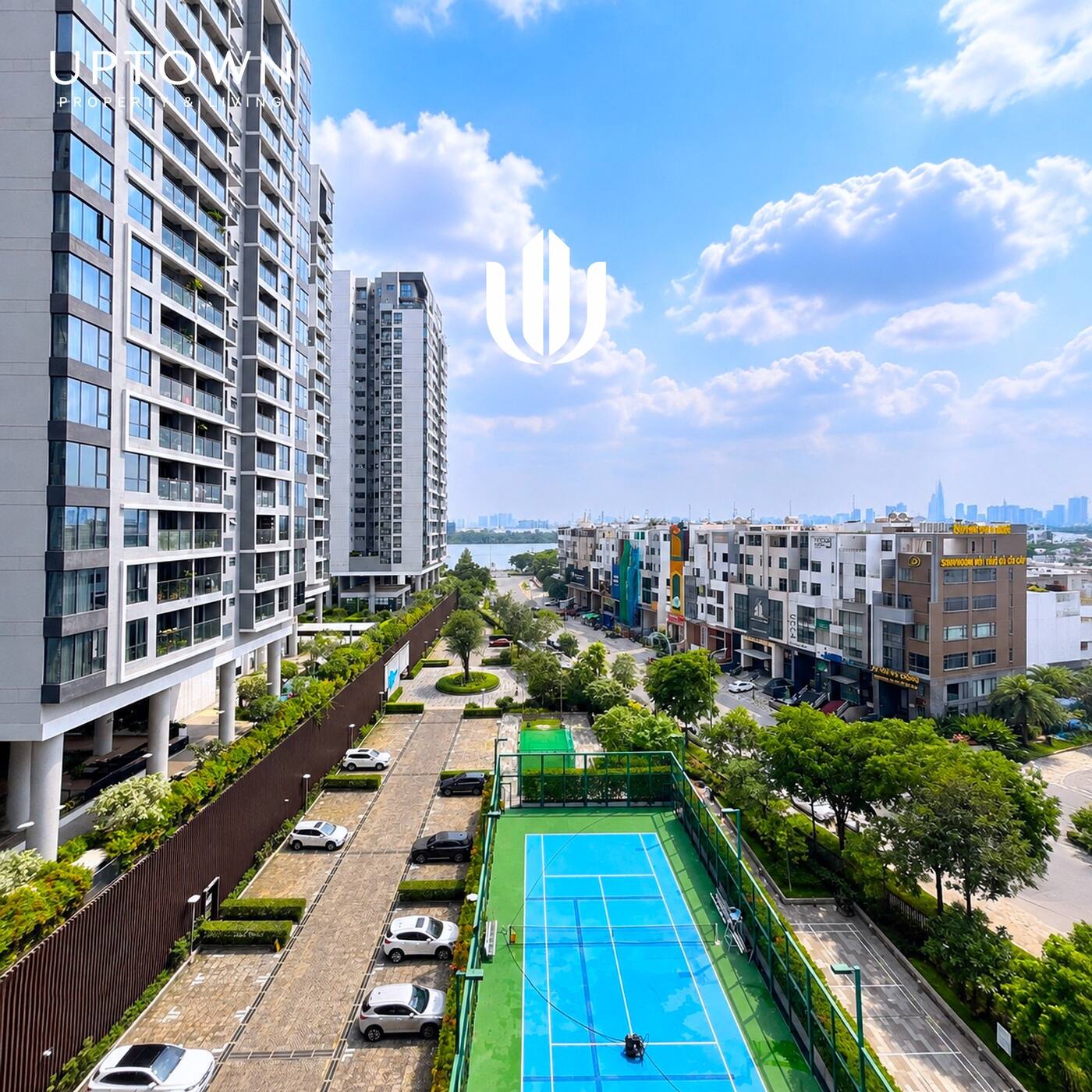 Bán căn hộ 2PN One Verandah 80m² tầng 6, view sông, nội thất cơ bản
