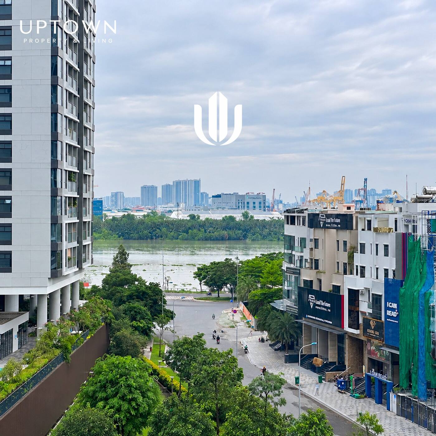 Bán căn hộ 2PN One Verandah 80m² tầng 6, view sông, nội thất cơ bản