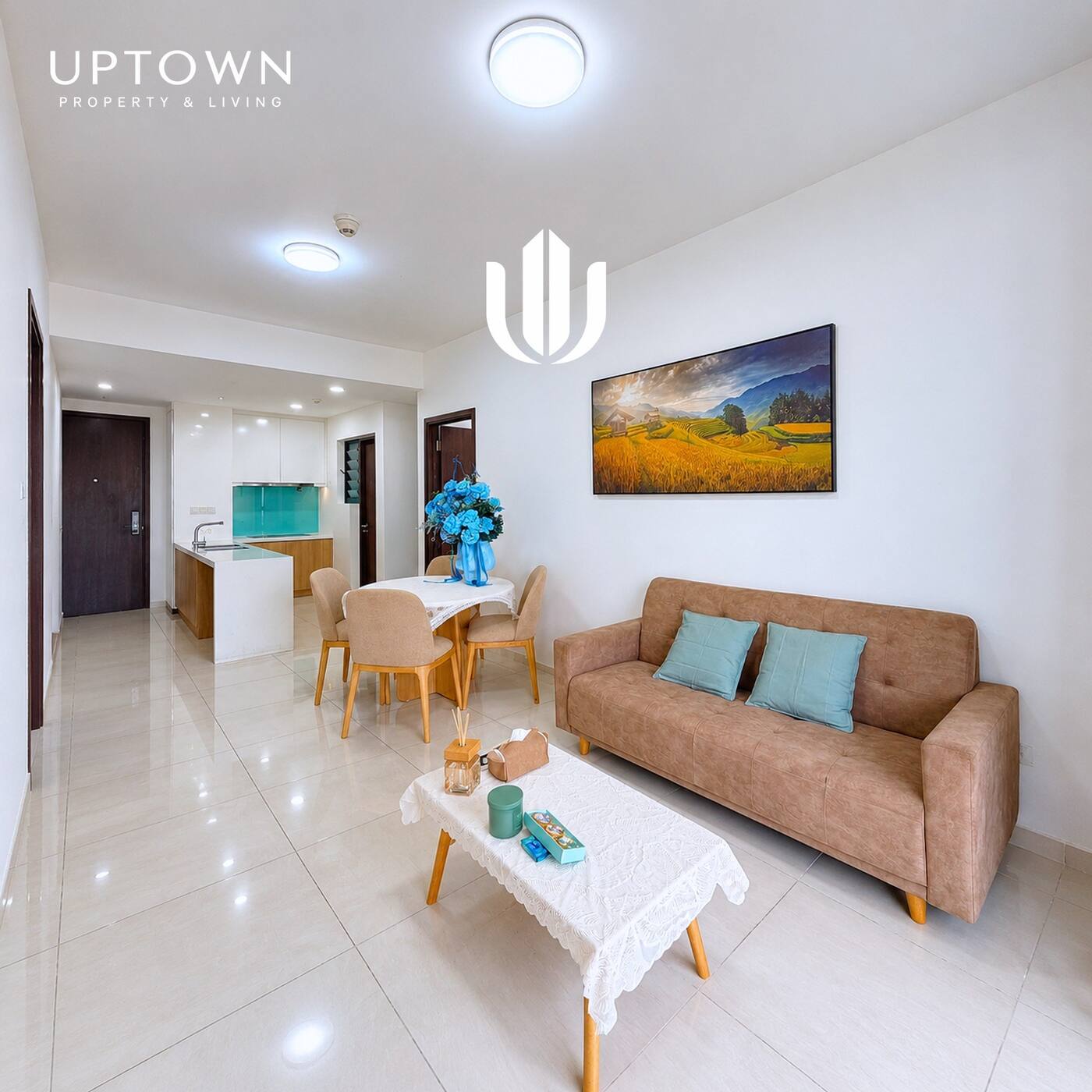Cho thuê căn hộ 2PN One Verandah 81m² tầng 7, view ngoại khu, nội thất đầy đủ (căn 2)